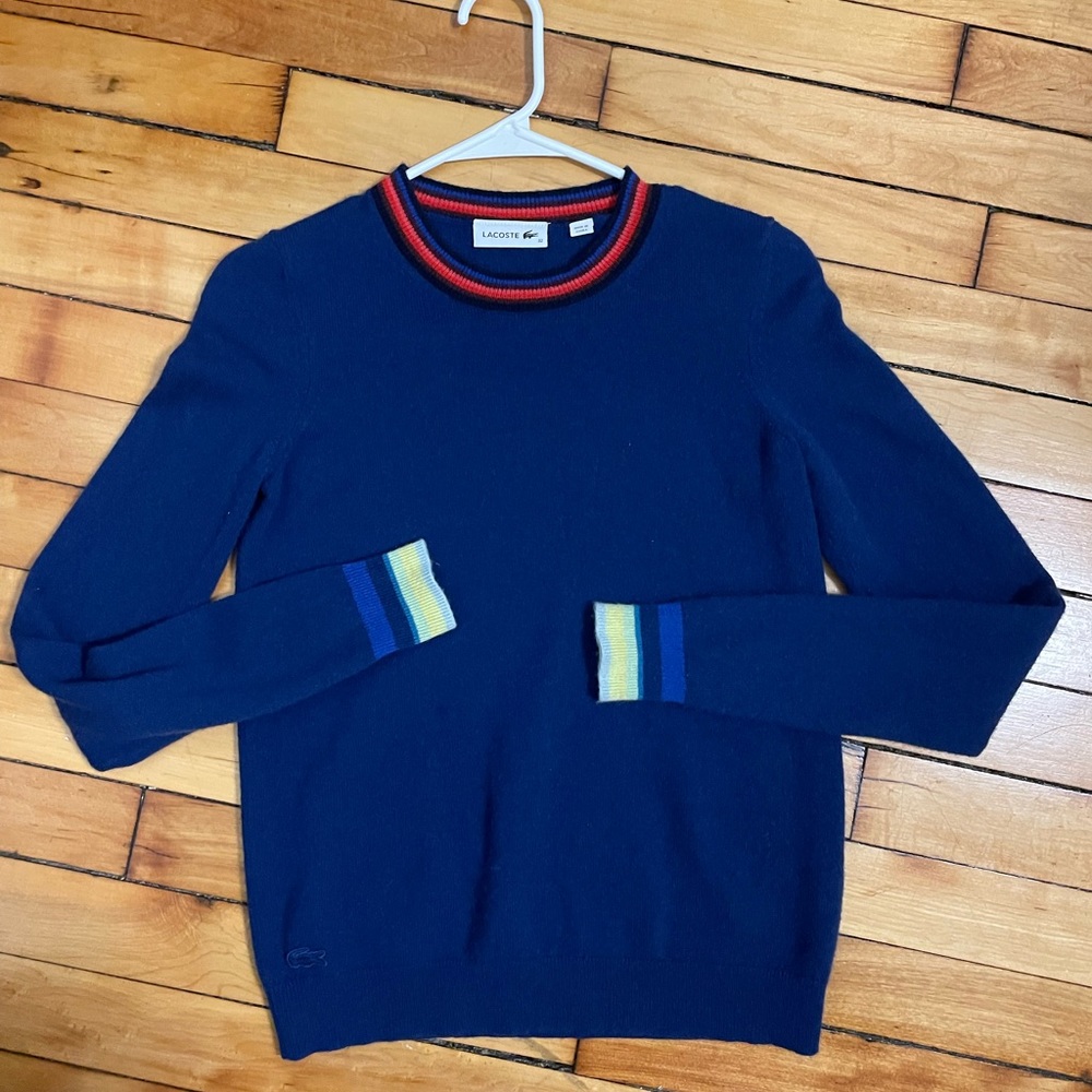 Lacoste Cashmere Pullover Sweater